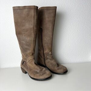 Fly London Women’s Western Tall Riding Boot 38 Brown Leather